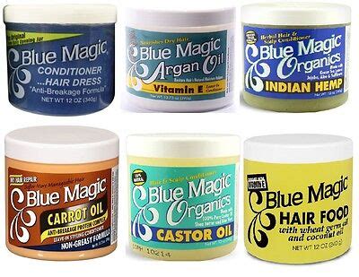 Sky blue witchcraft hair cream